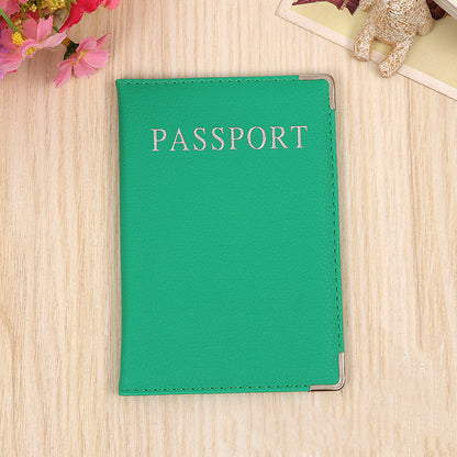 Pu Leather Passport Holder Passport Case