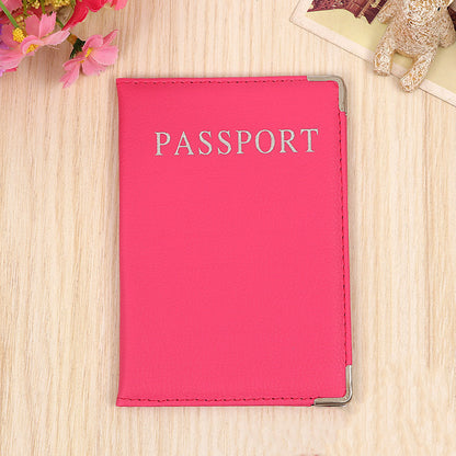 Pu Leather Passport Holder Passport Case